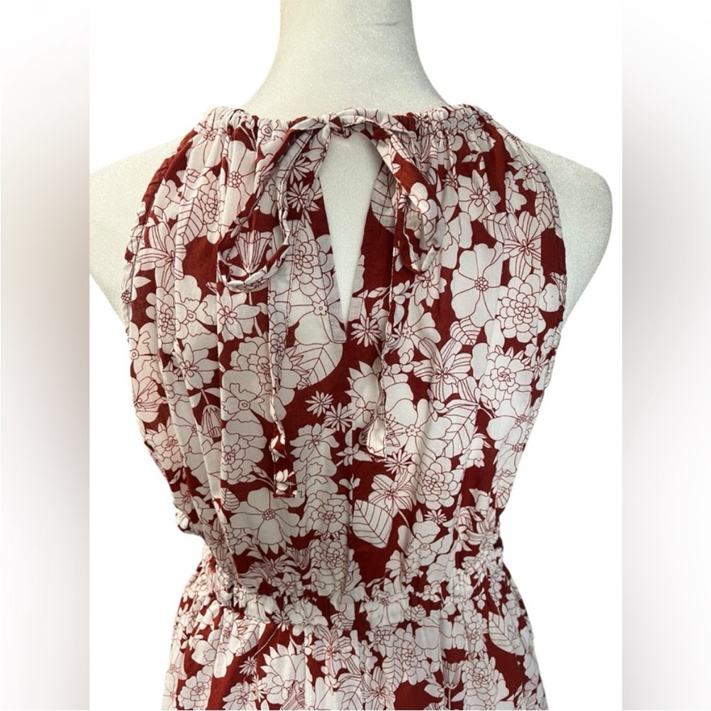 GAP Woman’s Brown&White Halter Dress with side Cut-Outs - Medium - Picture 8 of 15